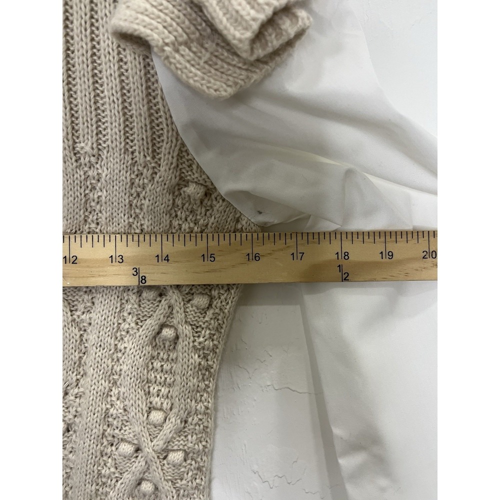 Alice blue women's crochet sweater size‎ Small ruffle - Picture 8 of 11